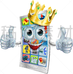 手机,动画片,可爱的,技术,拇指,美孚公司,奖,桌上玩具