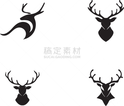 鹿,计算机图标,摆拍,野生动物,哺乳纲,自然美,设计,装裱,驯鹿,复古