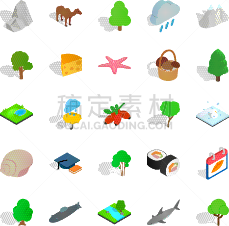 动物,行星,国际著名景点,自然,野生动物,图像,矢量,分离着色,亚洲,欧洲