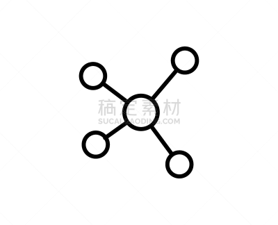线图标,传媒,商务,球体,有序,技术,分子,社区,绘画插图,圆形