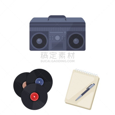 时尚,动画片,计算机图标,潮人,垮掉的一代,男人,爵士乐,图像,收集,布置