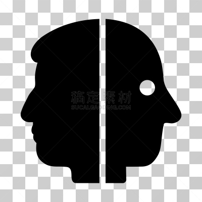 人的脸部,计算机图标,设计元素,矢量,顾客,人,男人,杰纳斯,图像,黑色