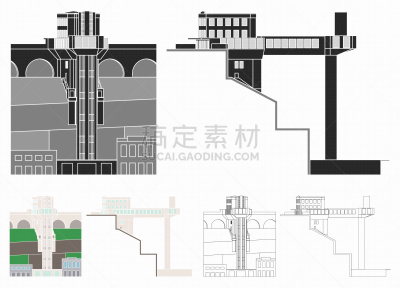 塞拉尔达电梯,黑色,城市生活,著名景点,品牌名称,海岸线,巴伊亚州,电梯,巴西,绘画插图