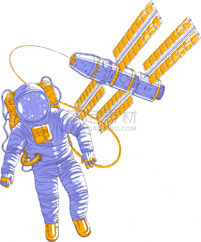 宇航员,极简构图,太空交通工具,太空船,国际空间站,太空服,科学家,直的,联系,沟通
