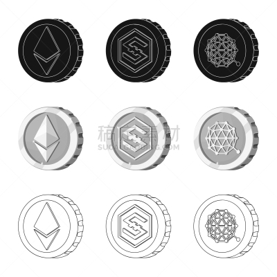 分离着色,图标,一个物体,银行业,商务,波纹,部分,收集