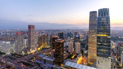 延时-北京天际线