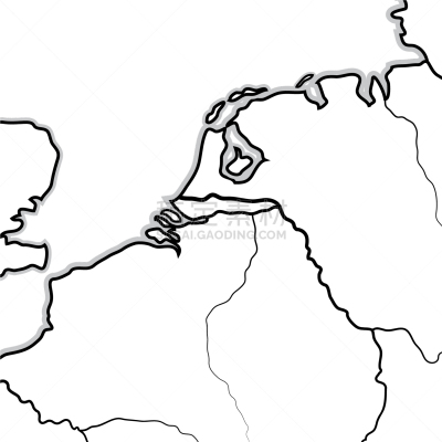 荷兰,陆地,旅途,卢森堡公国,图表,海岸线,河流,毕加底,方向