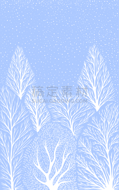 超现实主义的,背景,绘画插图,天空,白色,冬天,矢量,地形,森林,下雪