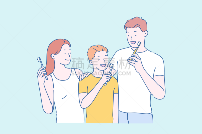 卫生,概念,口腔卫生,中老年男人,中老年女人,家庭,父母,母亲,二件式睡衣,父亲
