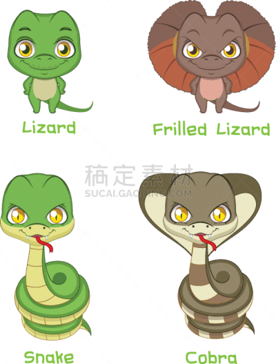动物,爬行纲,可爱的,眼镜蛇,可爱,户外,性格,自然美,艺术,布置