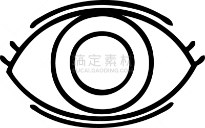 动物眼睛,动画片,可爱的,艺术品,矢量,图像,标志,凝视