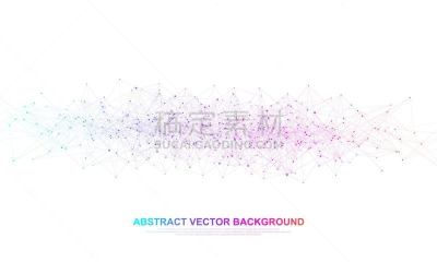 数字化显示,（血管、淋巴管、神经等的）丛,矢量,几何形状,绘画插图,数据,抽象,线条,联系,流动