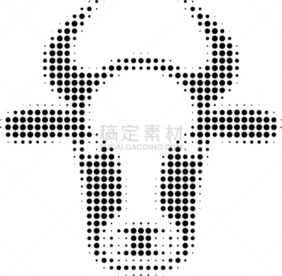 母牛,计算机图标,动物头,点状,圆形,式样,斑点,农业,牲畜,点染