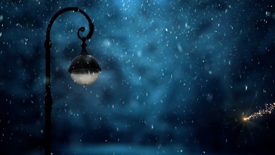 夜空街灯