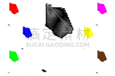 加利福尼亚,文图拉县,国内著名景点,边界,草图,城市,乱画,剪影