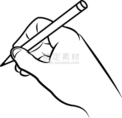铅笔,手,分离着色,白色,创造力,人,概念,图像,手写,绘制