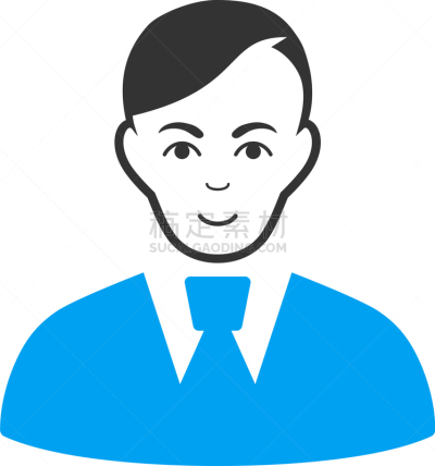 档案管理员,平坦的,计算机图标,男孩,人,白色背景,男商人,男人,符号,办公室职员