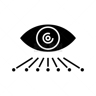 绘画插图,符号,概念,矢量,标志,图标,平坦的,黑眼,专心,背景分离