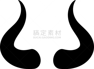 恶魔,图标,有角的,可爱的,面具,魔鬼,设计