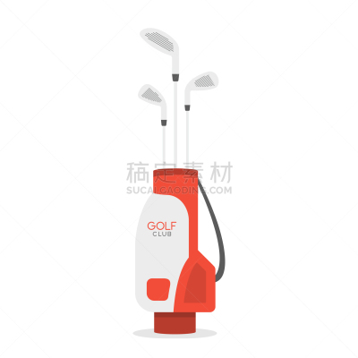 充满的,高尔夫球包,草坪,运动,华贵,设备用品,著名贵族,夏天,休闲
