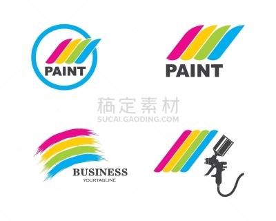 涂料,矢量,绘画插图,计算机图标,品牌名称,部分,符号,男人