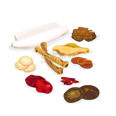 成分,七叶树,生姜,传统,健康保健,东亚文化,背景分离,药,香料,食品
