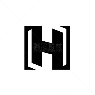品牌名称,极简构图,创造力,英文字母H,商务,几何形状,字母,信函,模板,设计