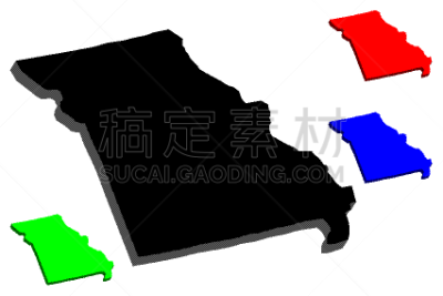三维图形,密苏里,国内著名景点,堪萨斯城,塑胶,边界,品牌名称,美国人,剪影
