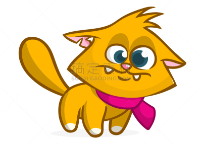 幽默,卡通,可爱的,矢量,绘画插图,猫,曼彻堪猫,沙尔特勒猫,从容态度,坐