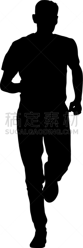 白色,短跑,男人,通道地毯,黑色,慢跑,迅速,剪影,训练