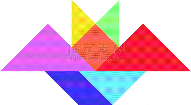 形状,彩色图片,白色,谜题游戏,蝙蝠,数字7,部分,几何形状,拼图