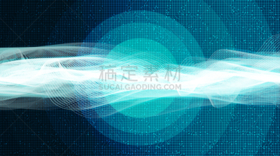 技术,绘画插图,科学,图表,矢量,波形,地震,蓝色背景,声波,点燃