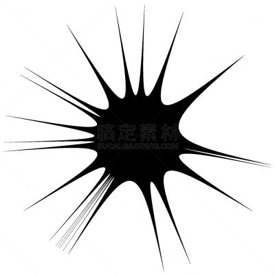 抽象,形状,尖利,单色调,数码图形,白色,分离着色,运动模糊,忧虑