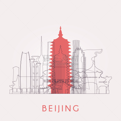 轮廓,城市天际线,亚洲,商务,古老的,城镇,直的,摩天大楼,设计
