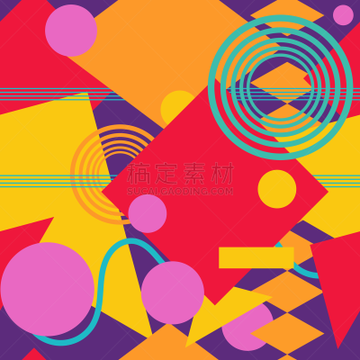 背景,2000,多色的,几何形状,纺织品,橙色,现代,四方连续纹样,几何学