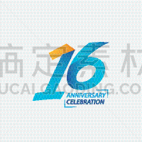 周年纪念,模板,数字16,商务,50年节,请柬,事件,庆祝,设计
