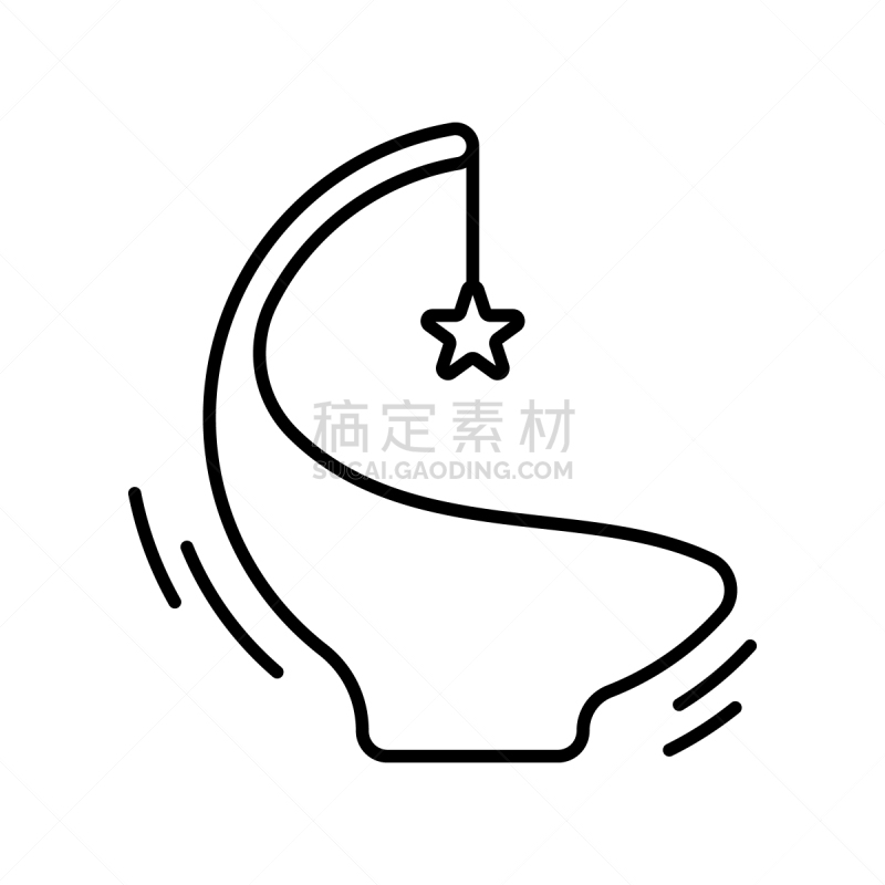 计算机图标,直的,婴儿摇椅,自动的,背景分离,玩具,摇篮,简单,椅子,细的