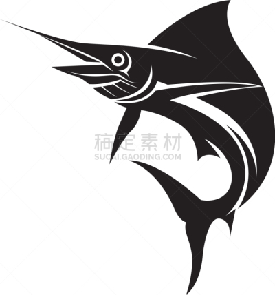 品牌名称,马林鱼,符号,鱼类,图标,折纸工艺,野生动物,食品,跳,绘制