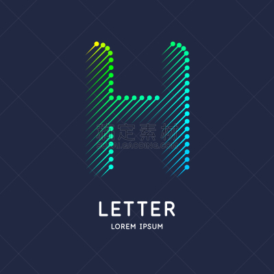 现代,时尚,英文字母h,字母,拉丁文,显示器,色彩鲜艳,性格,计算机,技术