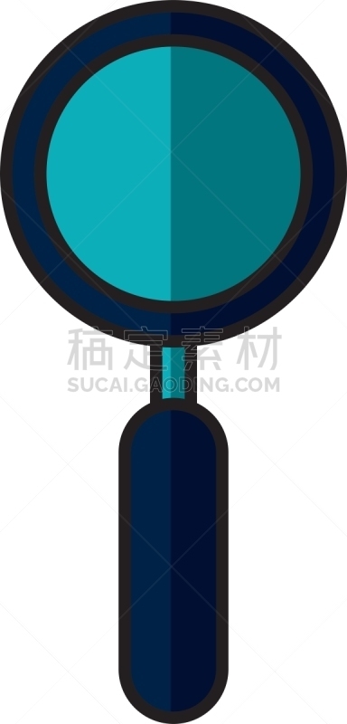 分离着色,放大镜,图标,商务,小型放大镜,金属,概念,图像,搜寻,设计