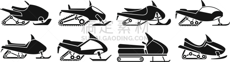 迅速,雪上汽车运动,图标集,运动,灰色,霜,雪,户外,休闲,行动