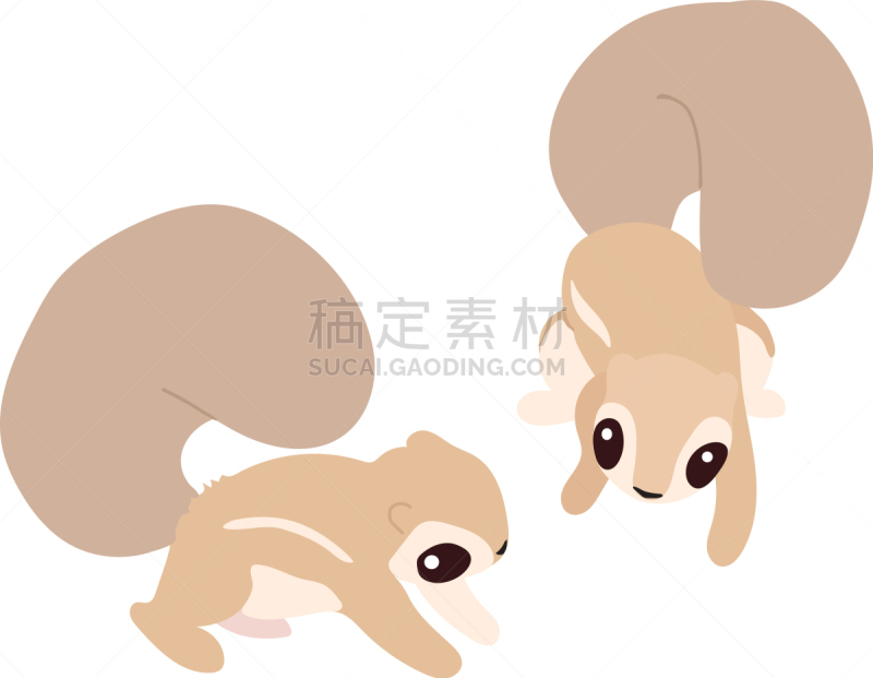 动物,平坦的,卡通,剪贴画,可爱的,灰色,玩具,野生动物,哺乳纲,小的