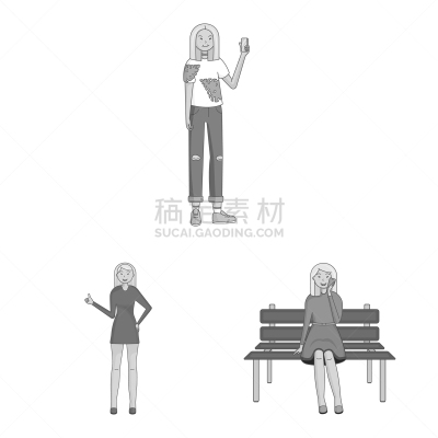 女性标志,长椅,博客,莫诺湖,公园,女人,金色头发,裙子,设计,布置
