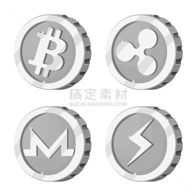 图标,分离着色,银行业,商务,波纹,部分,设计,收集