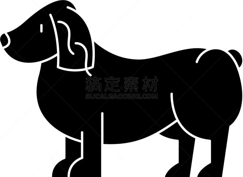 斯班尼犬,分离着色,标志,黑色,计算机图标,可爱的,纯种犬,家庭,肖像,爱