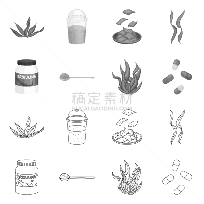 分离着色,海洋,品牌名称,蛋白质,一个物体,蔬菜,素食,健康保健,营养品,食品