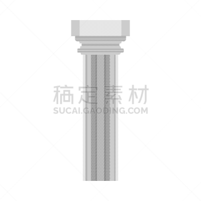 柱子,古典风格,符号,纪念碑,名声,直的,石头,天空,剪影