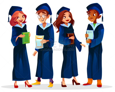 大学,人种,女人,文凭,欢乐,毕业,站