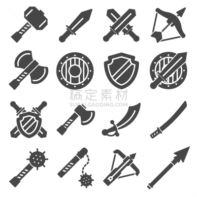 中世纪时代,勇士,金属,钢铁,幻想,图像,布置,设计