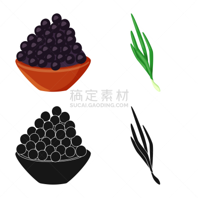 商品,标志,夏天,绿色,黑色,清新,饮食,尝,布置,收集